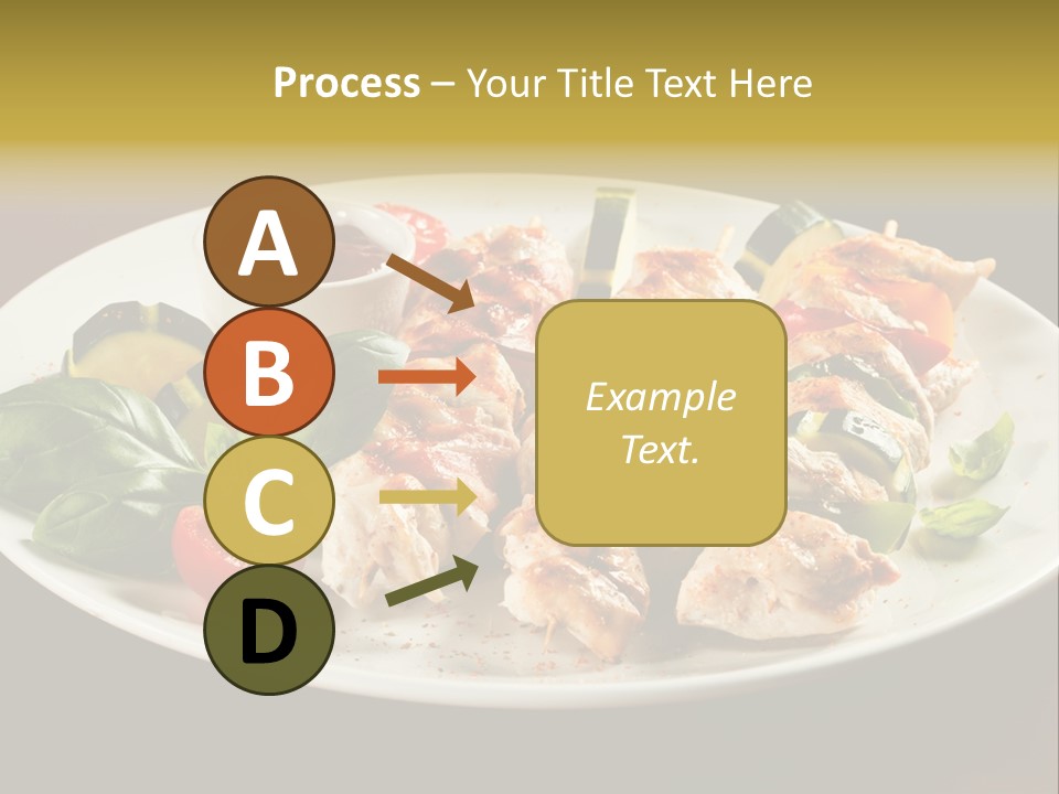 Grilled Basil Appetiser PowerPoint Template