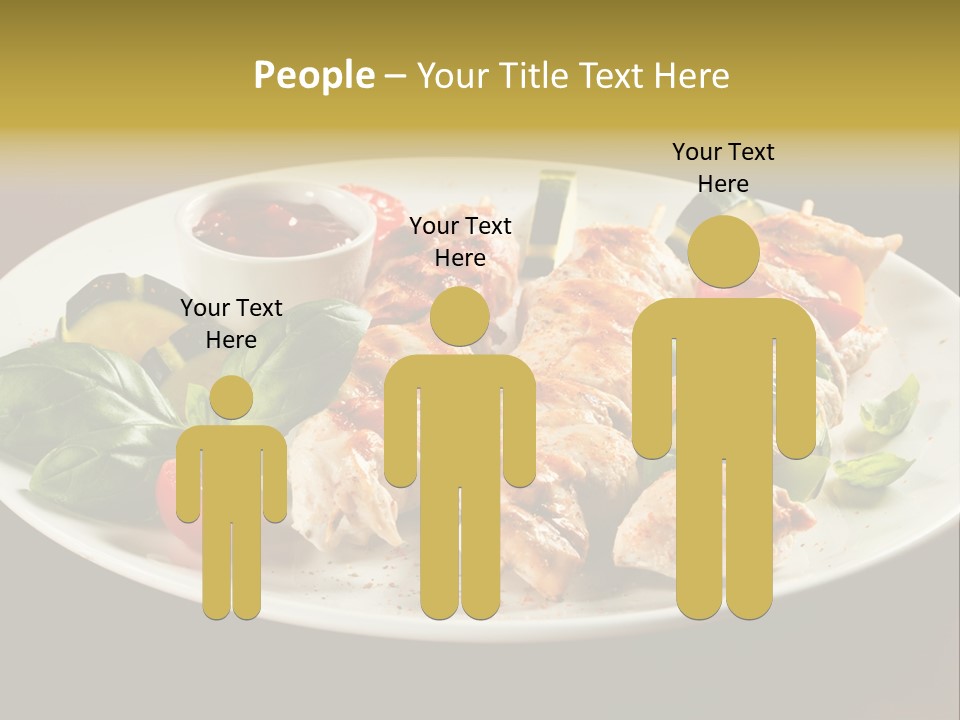 Grilled Basil Appetiser PowerPoint Template