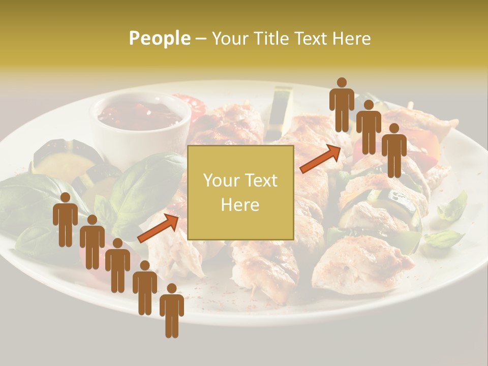 Grilled Basil Appetiser PowerPoint Template