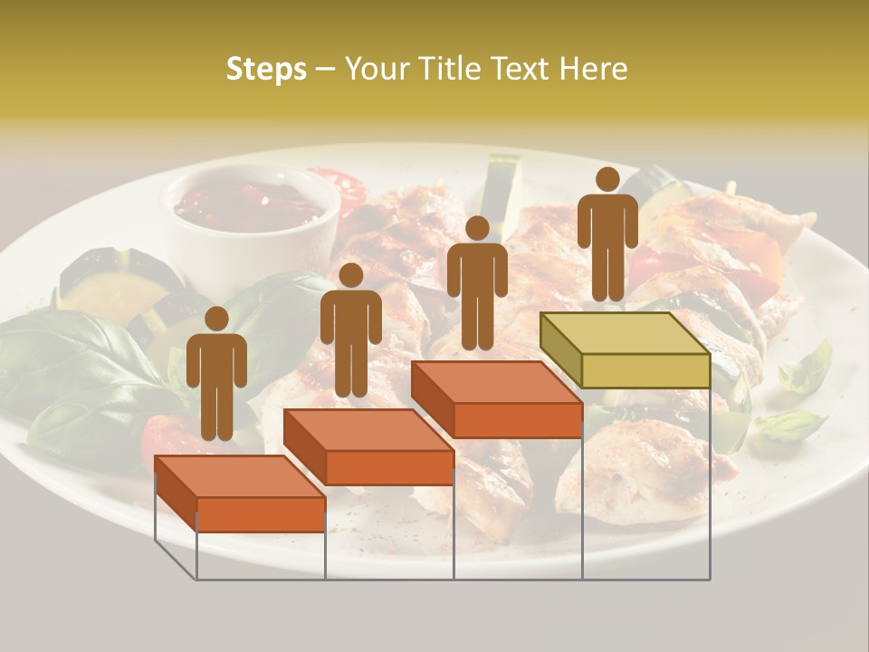 Grilled Basil Appetiser PowerPoint Template