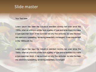 Poultry Green Sliced PowerPoint Template