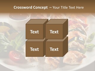 Poultry Green Sliced PowerPoint Template