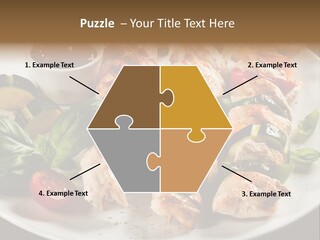 Poultry Green Sliced PowerPoint Template