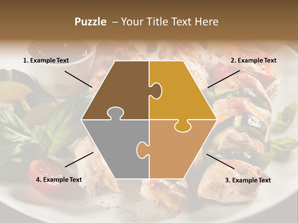 Poultry Green Sliced PowerPoint Template