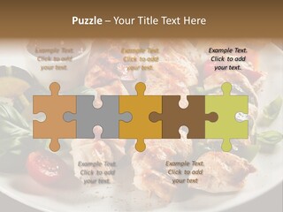 Poultry Green Sliced PowerPoint Template