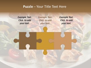 Poultry Green Sliced PowerPoint Template