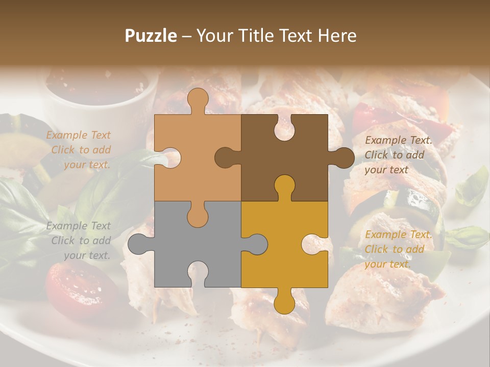Poultry Green Sliced PowerPoint Template