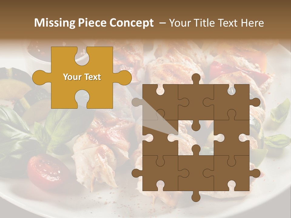 Poultry Green Sliced PowerPoint Template