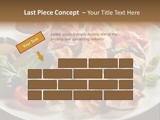 Poultry Green Sliced PowerPoint Template