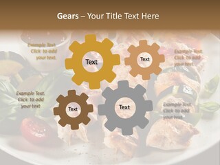 Poultry Green Sliced PowerPoint Template