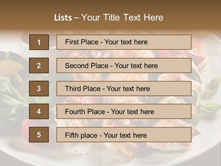 Poultry Green Sliced PowerPoint Template