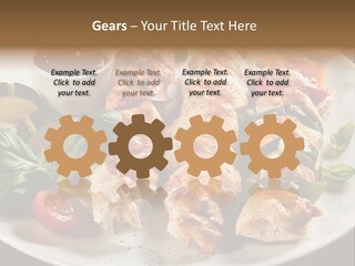Poultry Green Sliced PowerPoint Template