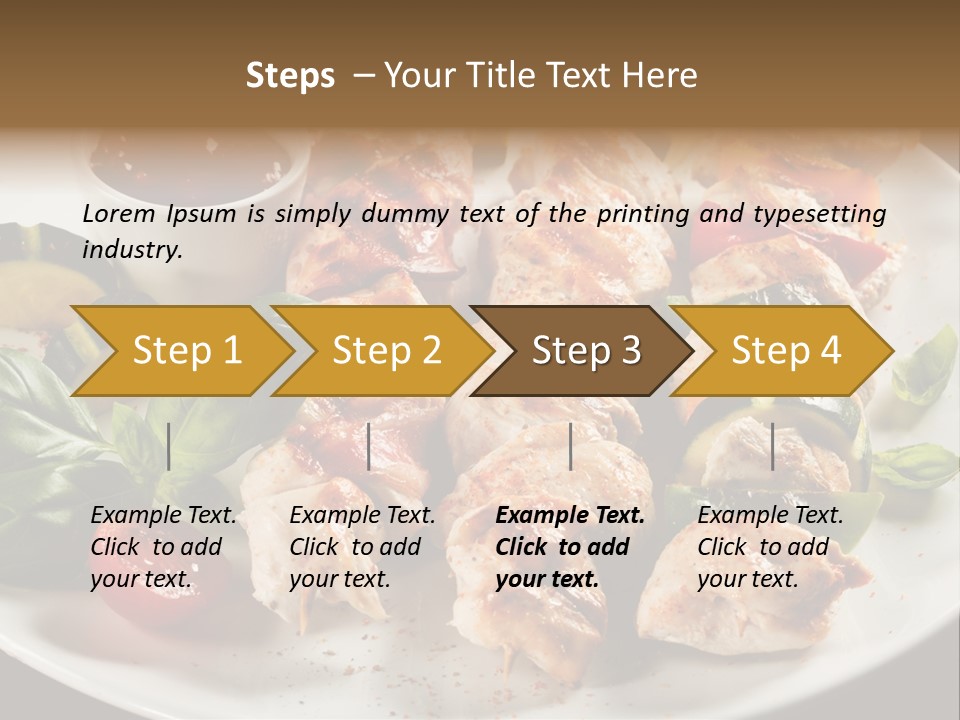 Poultry Green Sliced PowerPoint Template
