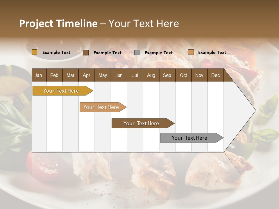 Poultry Green Sliced PowerPoint Template