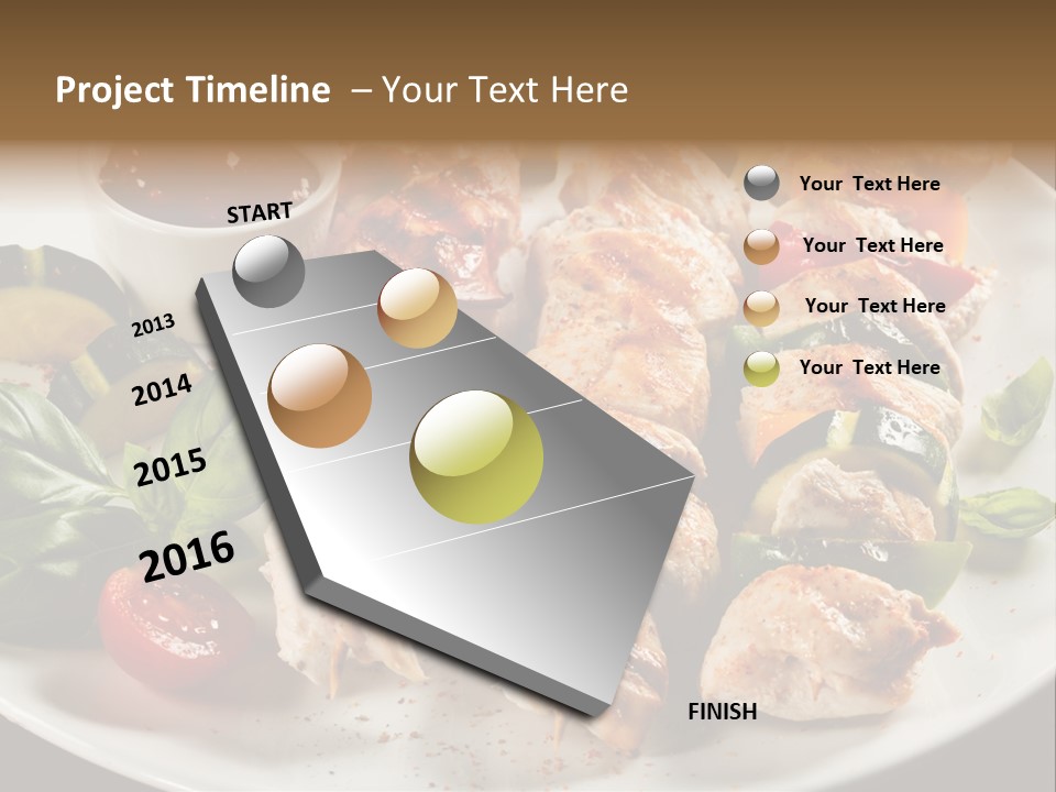 Poultry Green Sliced PowerPoint Template