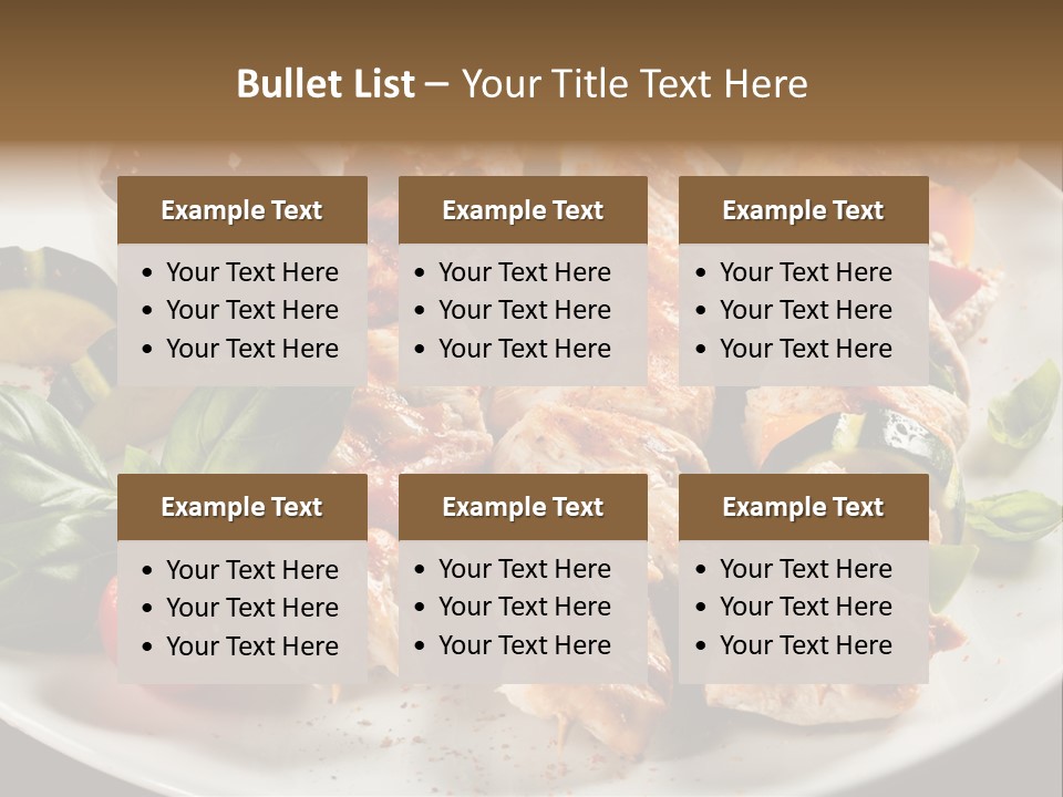Poultry Green Sliced PowerPoint Template