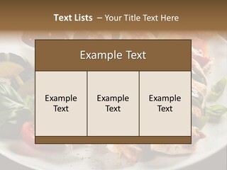 Poultry Green Sliced PowerPoint Template