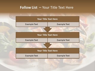Poultry Green Sliced PowerPoint Template