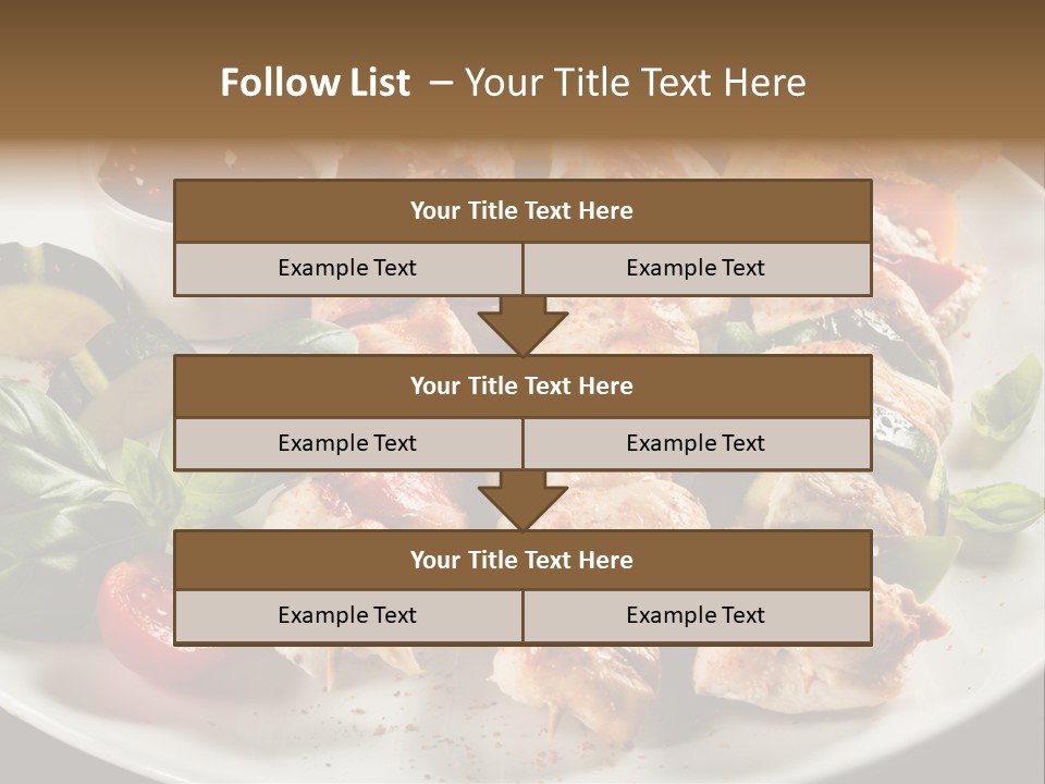 Poultry Green Sliced PowerPoint Template