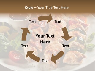 Poultry Green Sliced PowerPoint Template