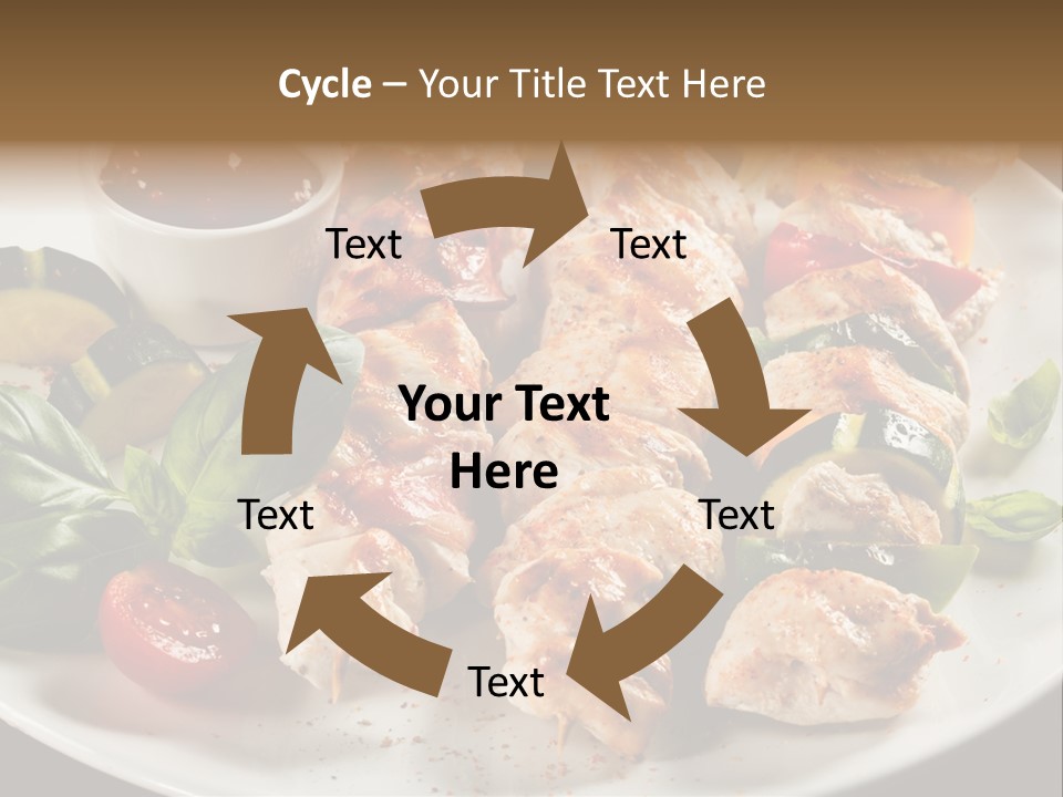 Poultry Green Sliced PowerPoint Template