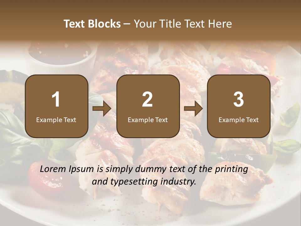 Poultry Green Sliced PowerPoint Template