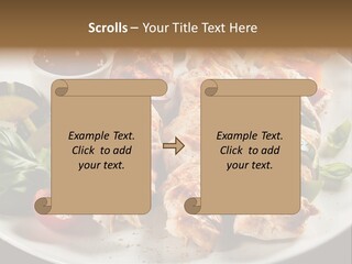 Poultry Green Sliced PowerPoint Template