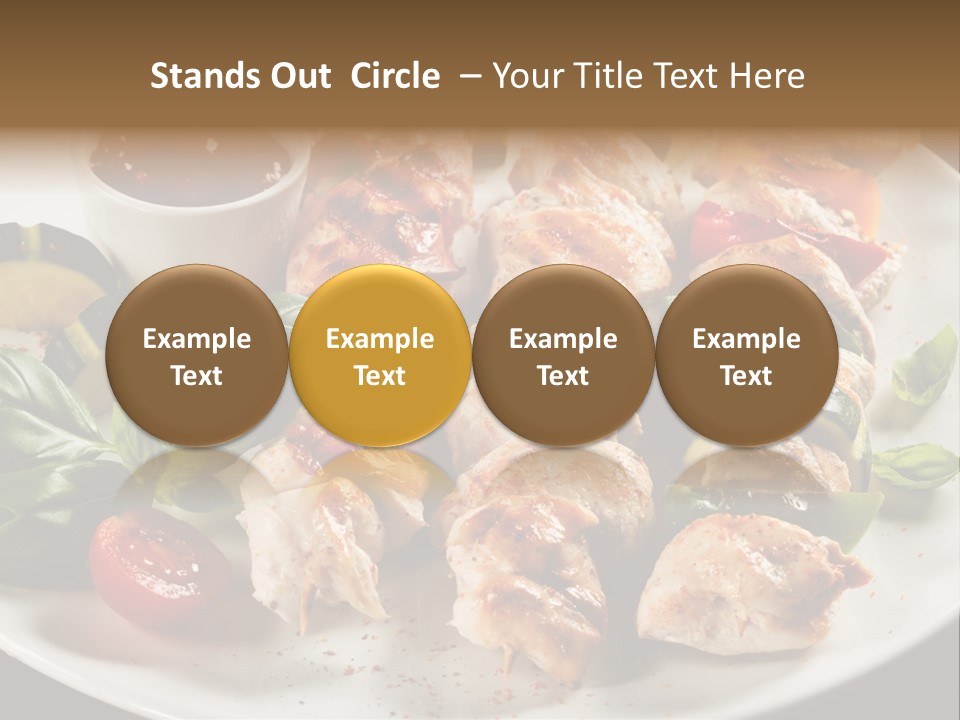 Poultry Green Sliced PowerPoint Template