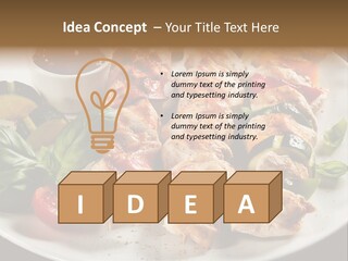 Poultry Green Sliced PowerPoint Template