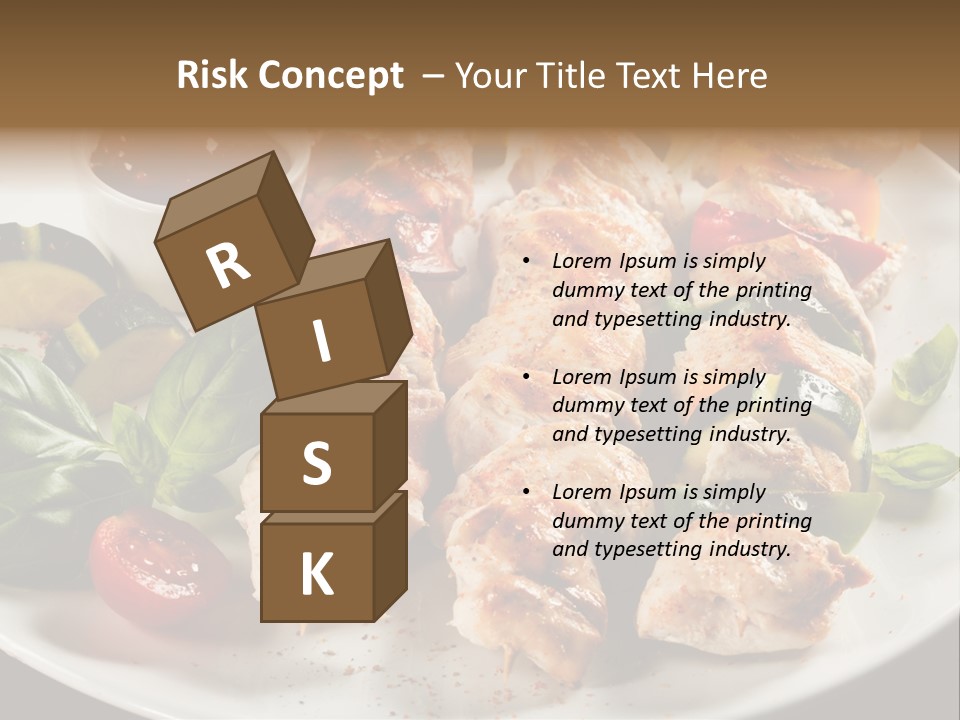 Poultry Green Sliced PowerPoint Template