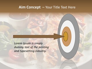 Poultry Green Sliced PowerPoint Template