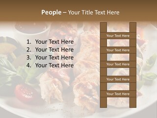 Poultry Green Sliced PowerPoint Template