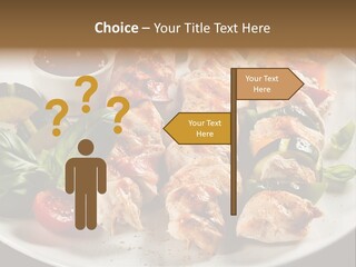 Poultry Green Sliced PowerPoint Template