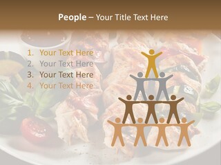 Poultry Green Sliced PowerPoint Template