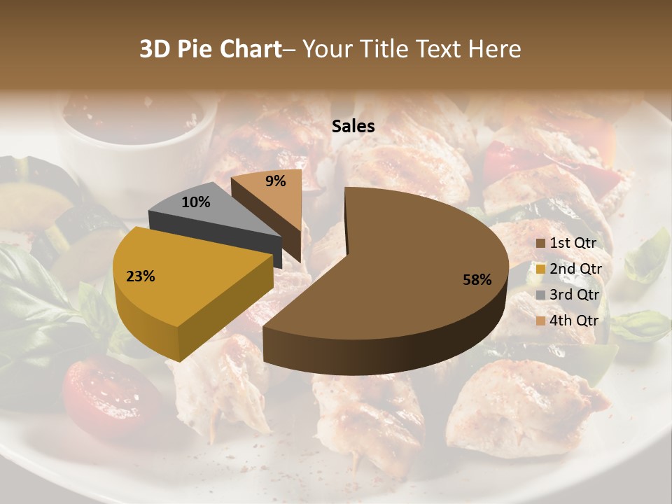 Poultry Green Sliced PowerPoint Template
