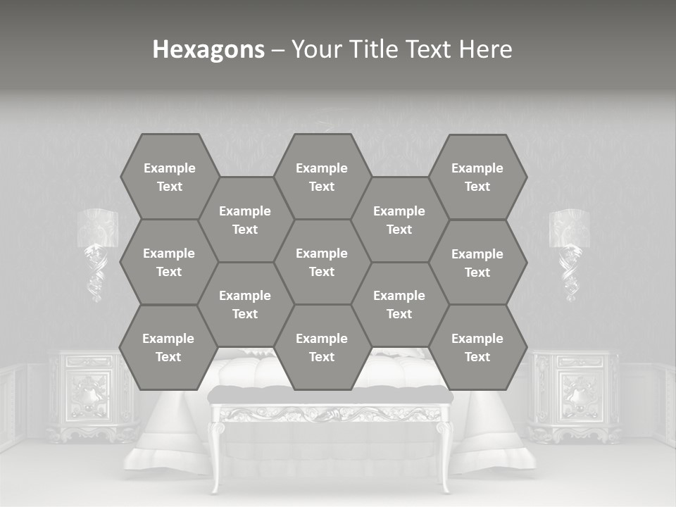 Chandelier Ceiling Curve PowerPoint Template