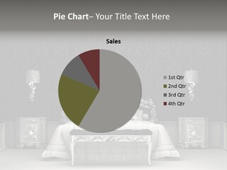 Chandelier Ceiling Curve PowerPoint Template