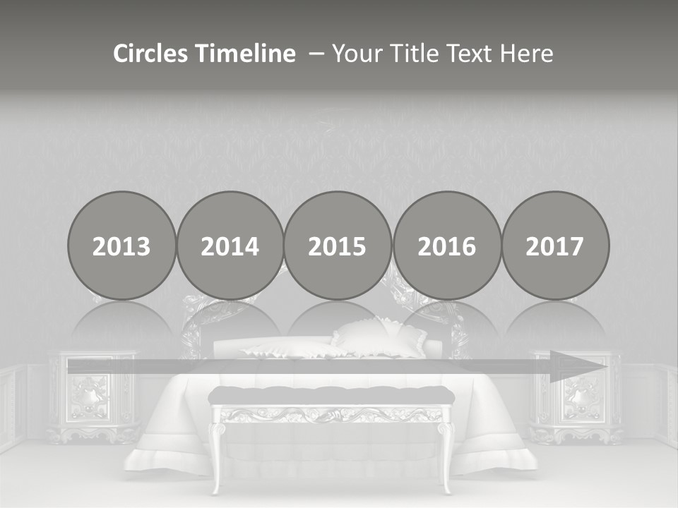 Chandelier Ceiling Curve PowerPoint Template