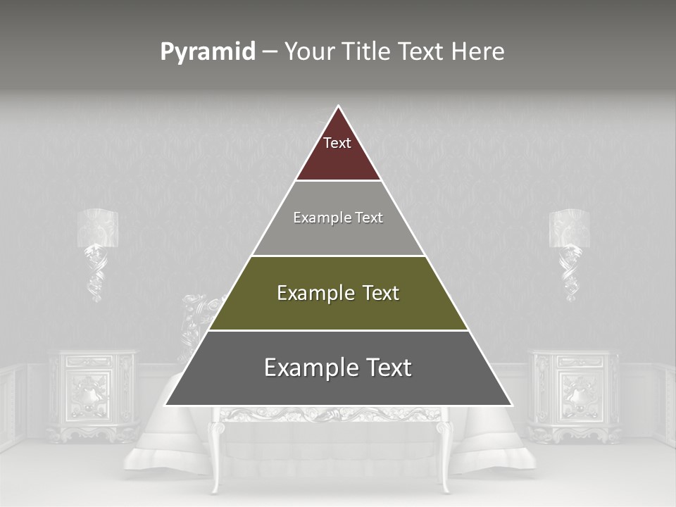 Chandelier Ceiling Curve PowerPoint Template