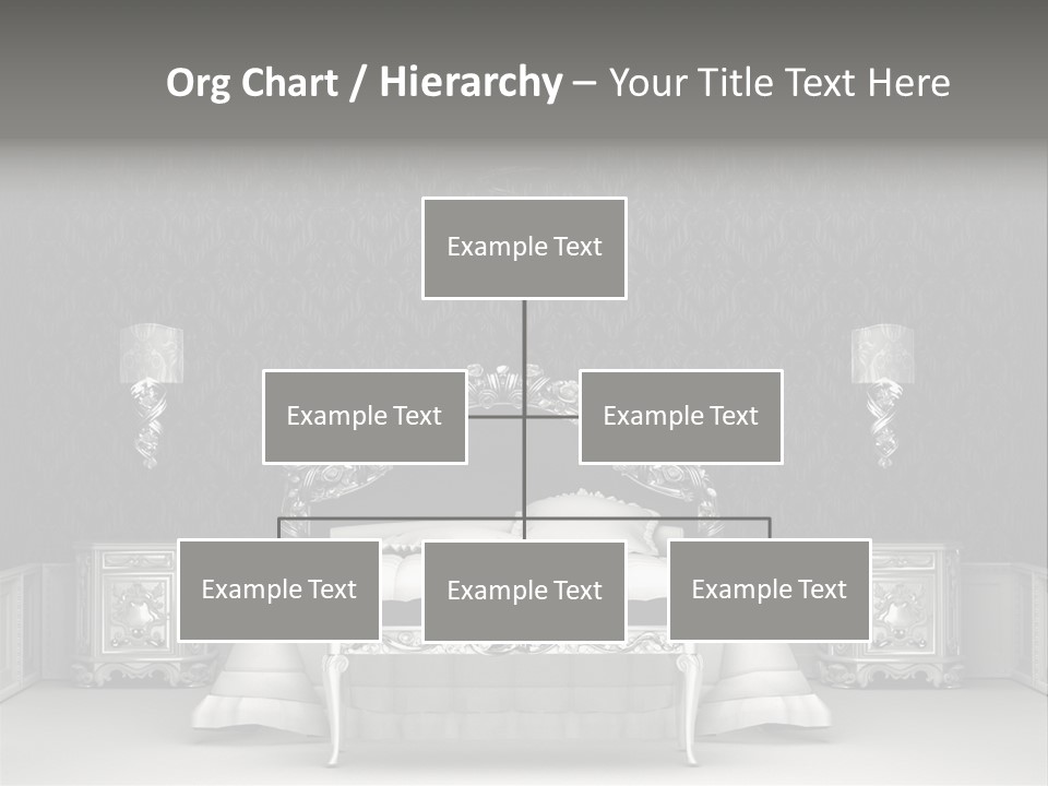 Chandelier Ceiling Curve PowerPoint Template