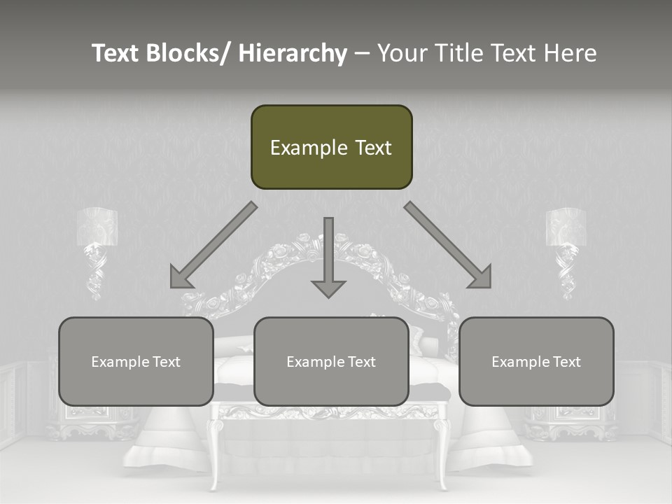 Chandelier Ceiling Curve PowerPoint Template