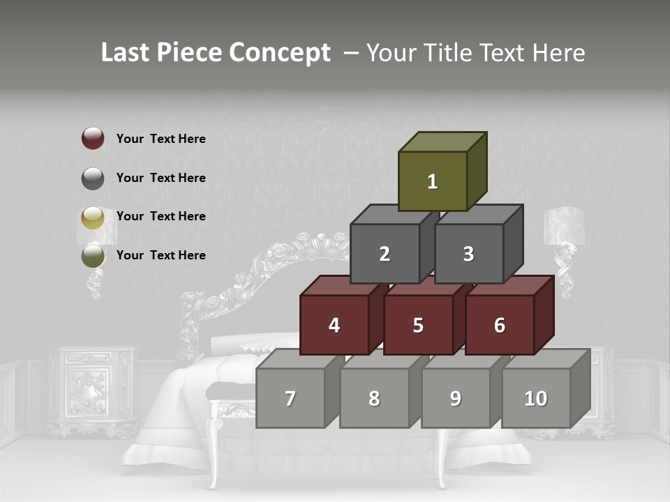 Chandelier Ceiling Curve PowerPoint Template