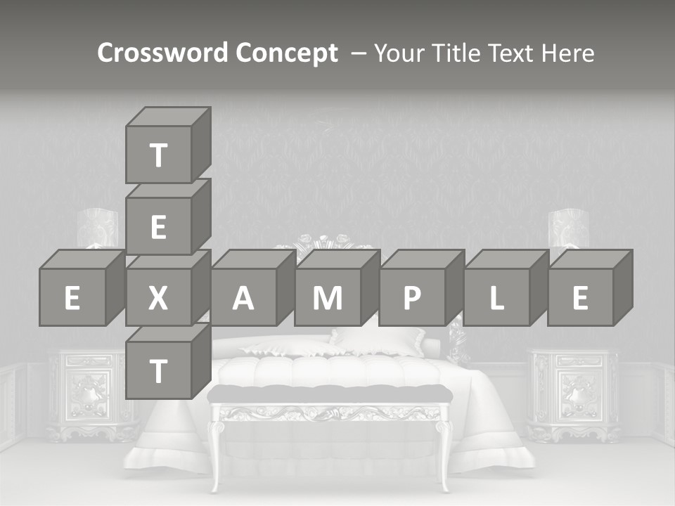 Chandelier Ceiling Curve PowerPoint Template