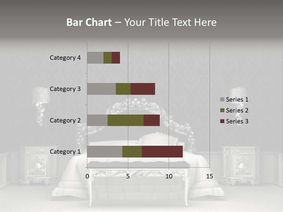 Chandelier Ceiling Curve PowerPoint Template