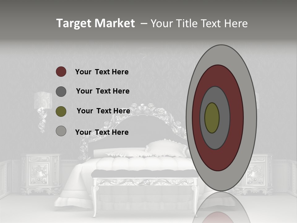 Chandelier Ceiling Curve PowerPoint Template