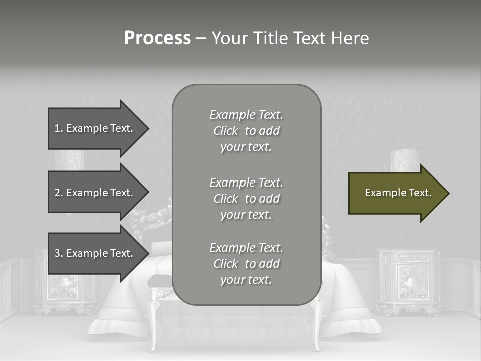 Chandelier Ceiling Curve PowerPoint Template