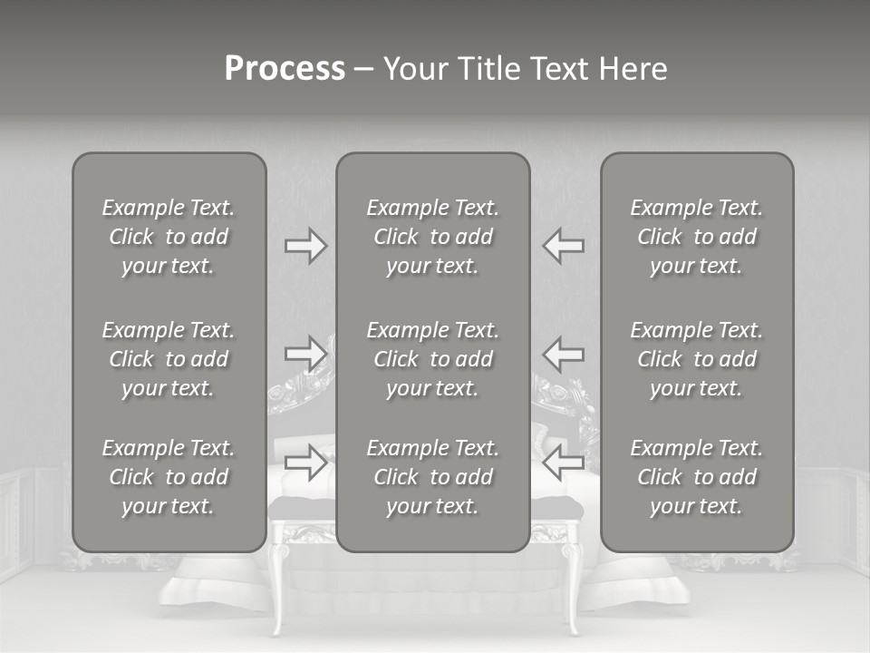 Chandelier Ceiling Curve PowerPoint Template