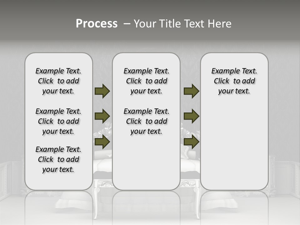 Chandelier Ceiling Curve PowerPoint Template