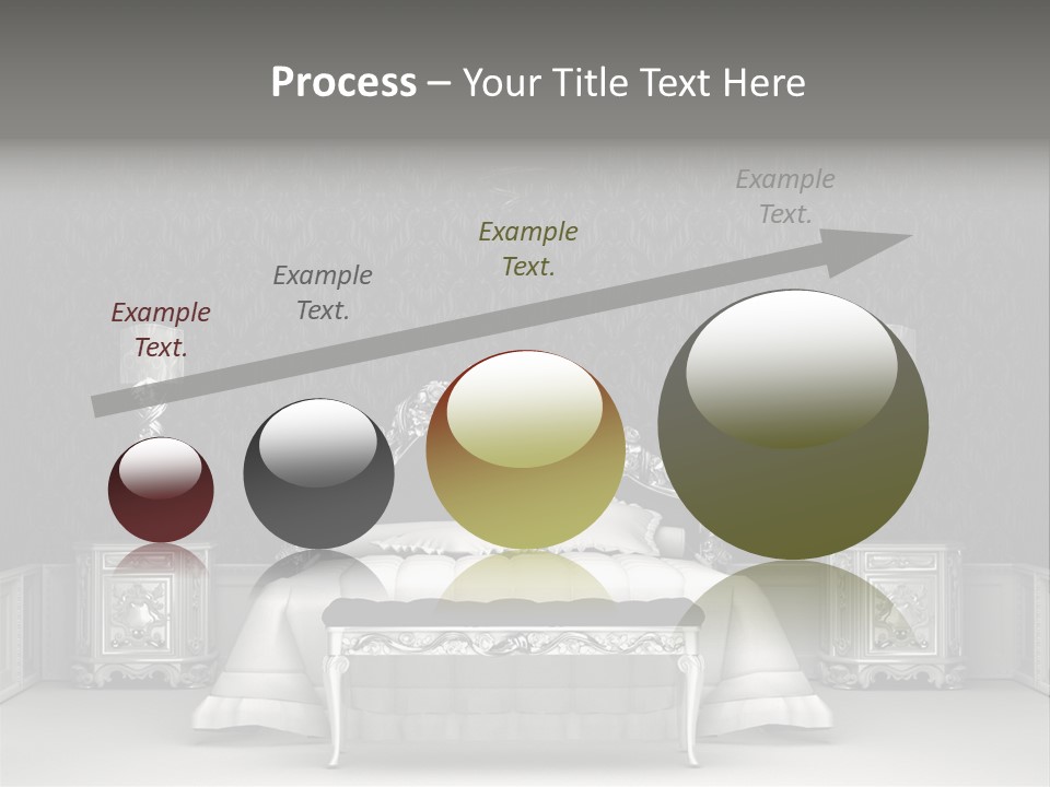 Chandelier Ceiling Curve PowerPoint Template