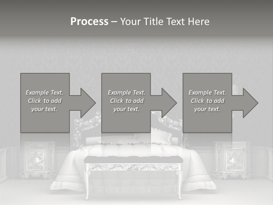 Chandelier Ceiling Curve PowerPoint Template